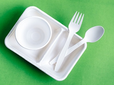 Degradable tableware